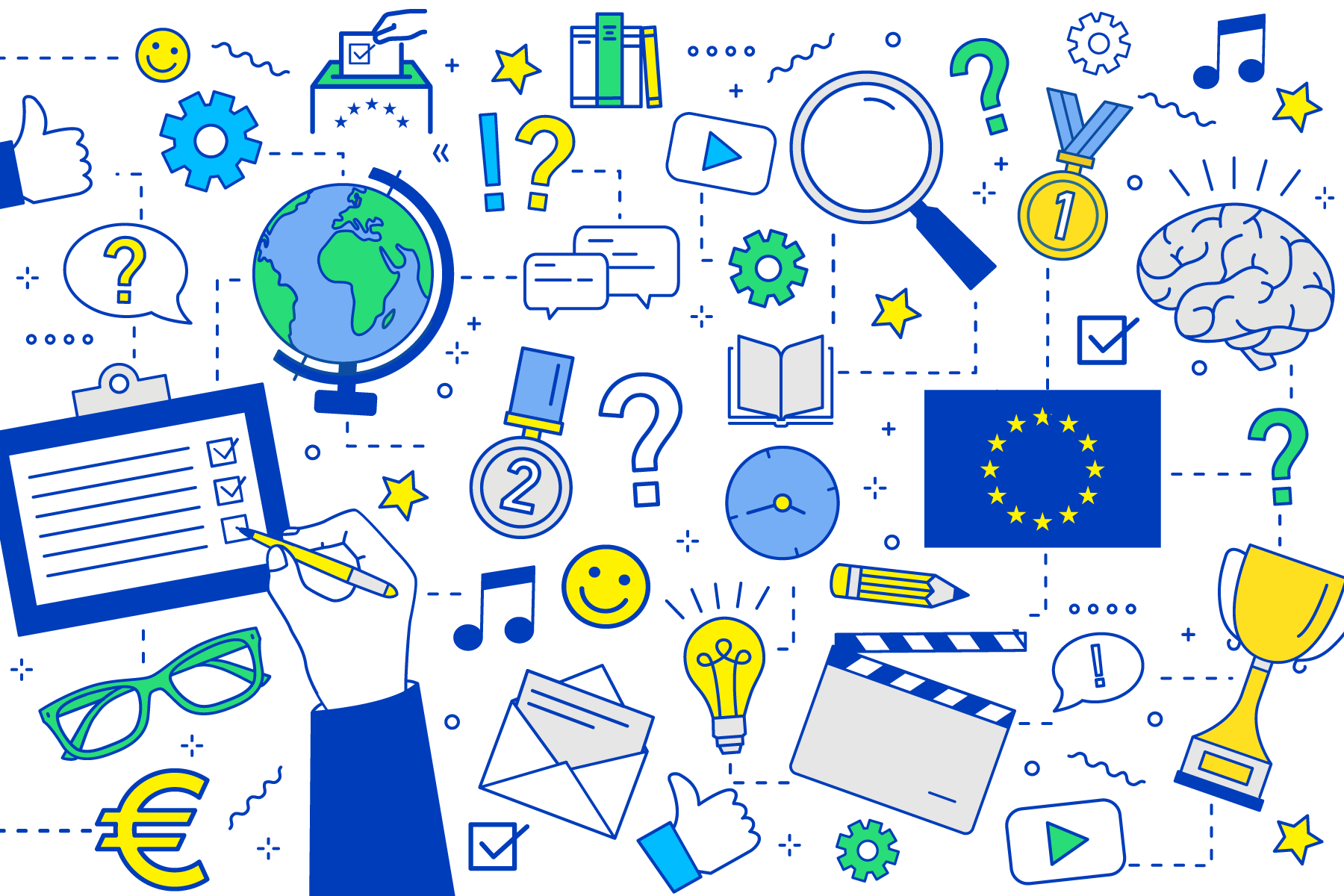 An illustration of a quiz